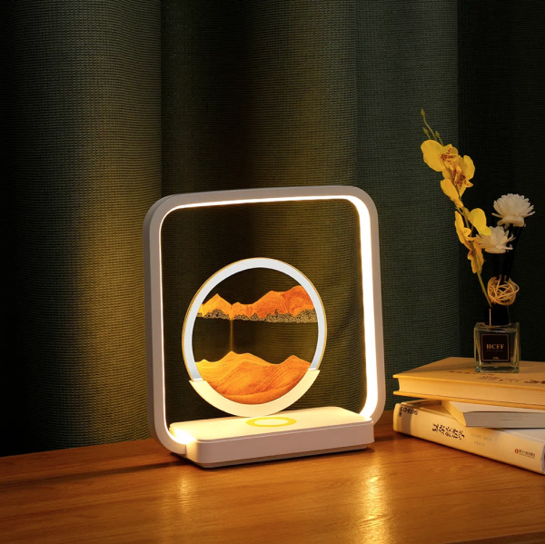 Декоративный ночник Quicksand Table Lamp, Желтый
