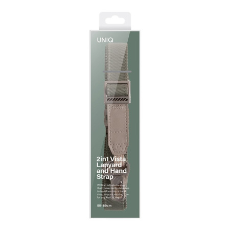 Ремешок Uniq на шею/руку Vista 2-in-1 Lanyard and Handstrap Lauel Green