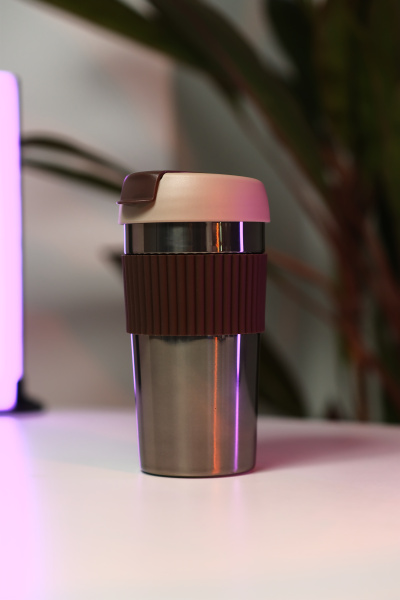 Термокружка Xiaomi Kiss Kiss Fish Rainbow S-U45C 490ml Brown