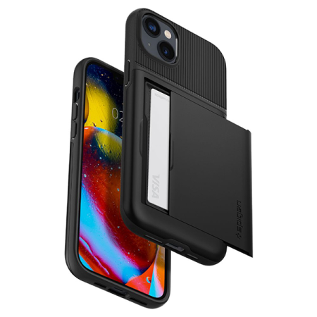 Чехол SPIGEN SLIM ARMOR CS для IPHONE 14 BLACK, цвет Черный (8809811865363)