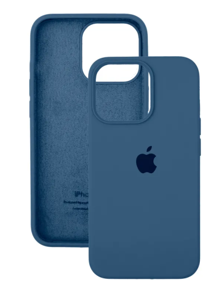 Чехол Silicone Case для iPhone 15 Pro Cosmos Blue, цвет Синий