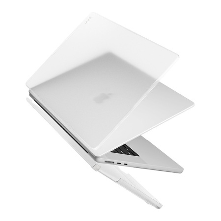 Чехол Uniq Claro для MacBook Air 13'' (2022 M2), прозрачный, Matte Clear (MA13(2022)-CLAROMCLR)