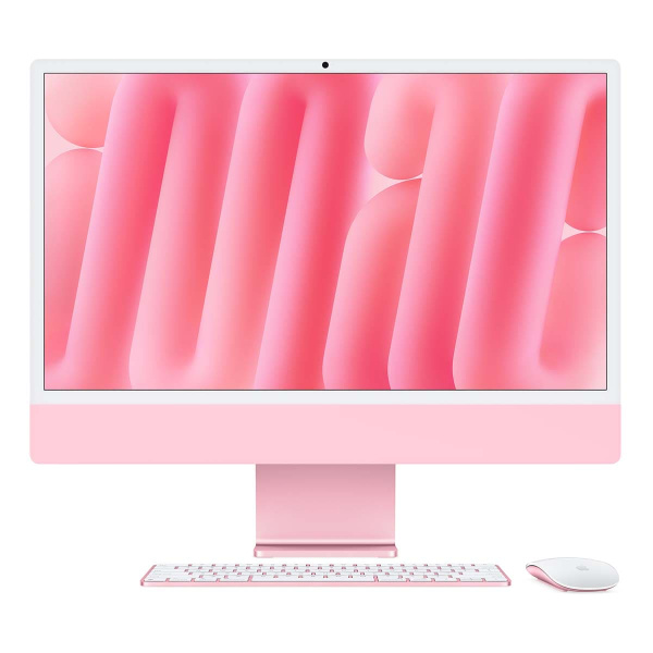 Apple iMac 24" (M4 10C CPU, 10C GPU, 2024) Retina 4,5K, 16 ГБ, 256 ГБ SSD Розовый