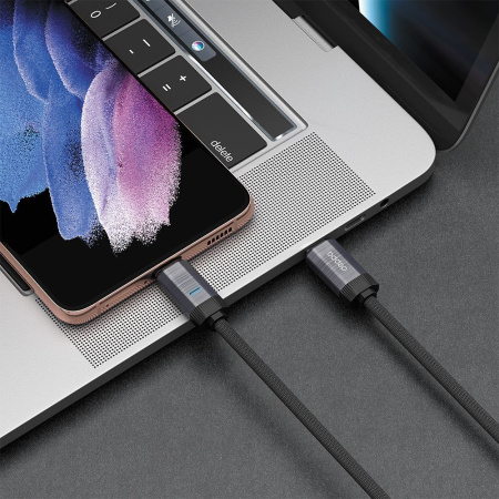 Кабель Deppa Thor [Type-C - Type-C] 100W 120см, Черный (72539)