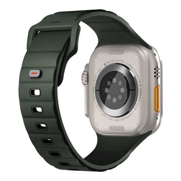 Ремешок Uniq для Apple Watch 49-46-45-44 mm STRIDE FKM Rubber Green