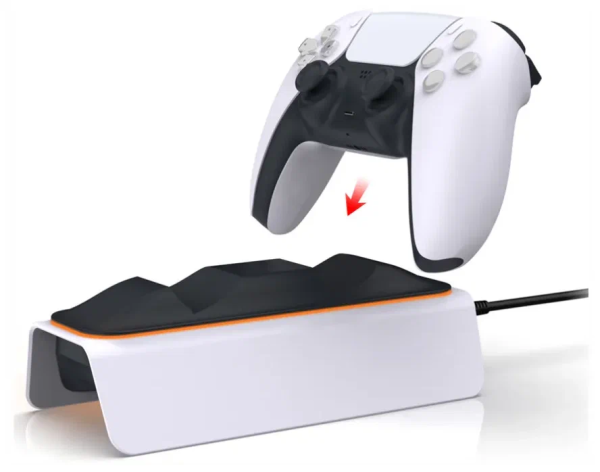 Зарядная станция DOBE для 2-х геймпадов с индикаторами заряда Playstation DualSense 5
