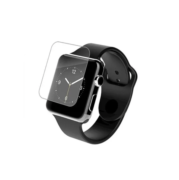 Защитное стекло Ainy (0,2мм) Apple Watch 44мм Full Screen Cover (5D), черное