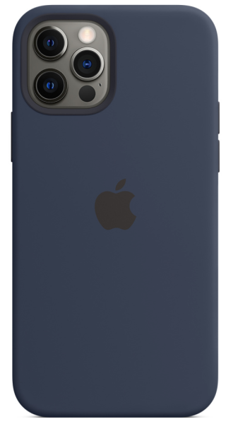 Чехол для iPhone 12 Pro Max Silicone Case, цвет Dark Blue