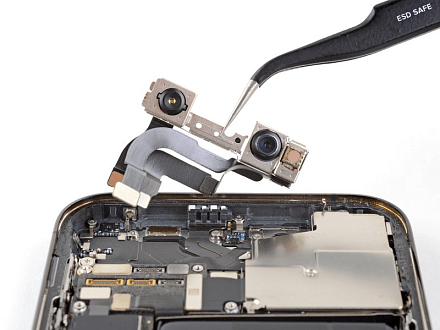 Замена фронтальной камеры на iPhone 12 Pro