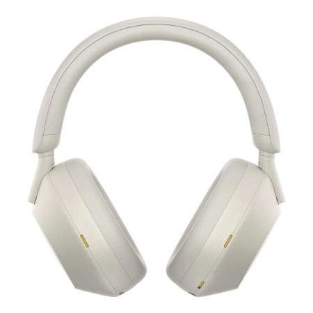 Беспроводные наушники с шумоподавлением Sony (WH-1000XM5) Platinum Silver, белый