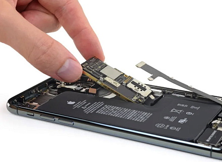 Замена антенны Wi-Fi на iPhone 11 Pro Max