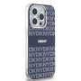 Чехол DKNY PC/TPU Repeat texture Tonal stripe Hard Blue (MagSafe) для iPhone 15 Pro Max, синий