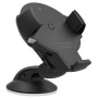 Держатель Onetto Charging Car&Desk Mount Easy Flex Wireless на гелевой присоске с беспроводной зарядкой, цвет Черный (EWC-3000)
