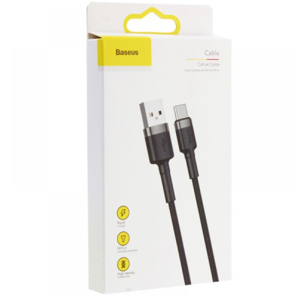 Кабель Baseus cafule Cable USB For Type-C 3A 1M