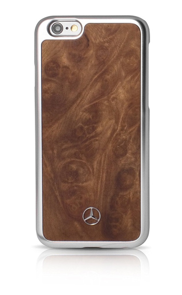 Чехол Mercedes Wood для iPhone 6/6s Plus Brown, цвет Коричневый (MEHCP6LMYBR)