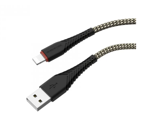 Кабель Borofone BX25 Powerful Lightning [USB - Lightning] 100см, Black