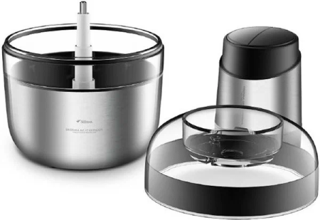 Электрическая мясорубка Xiaomi Mi Deerma Meat Grinder (DEM-JR01), Silver/Black CN