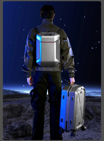 Чемодан Xiaomi Urevo EVA 21" Black Черный