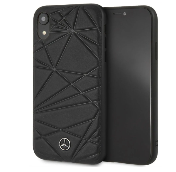 Чехол CG Mobile Mercedes Twister Hard Leather для iPhone XR, цвет Черный (MEPERHCI61QGLBK)