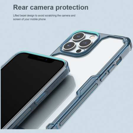Чехол Nillkin Nature TPU Pro case для iPhone 14 Pro, цвет Синий (6902048248526)