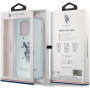 Чехол CG Mobile U.S. Polo Assn. TPU FLUO Logo Bigl horse Hard для iPhone 13 Pro, цвет Голубой (USHCP13LUHRFL)