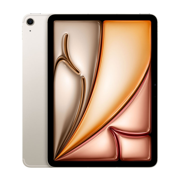 Apple iPad Air 13" (M2, 2024, 6 gen) Wi-Fi 128Gb Starlight, «сияющая звезда»