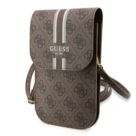 Guess для смартфонов сумка Wallet Bag 4G Stripes Brown (GUWBP4RPSW)