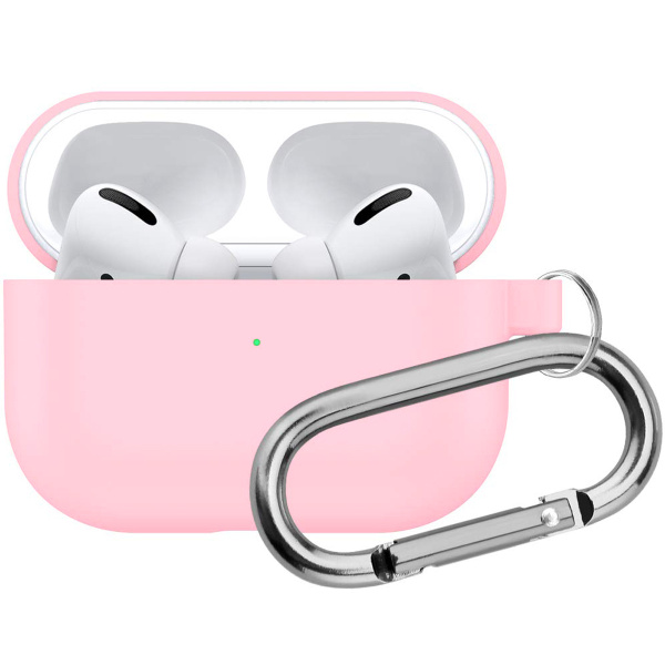 Чехол для AirPods Pro с карабином (Pink)