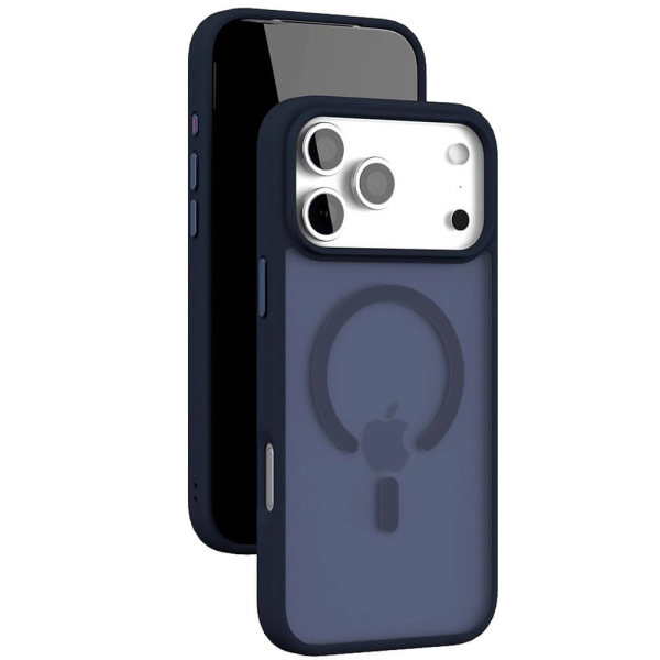 Чехол Lite Bloom Case с MagSafe для iPhone 17 Pro, синий