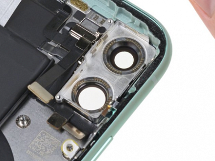 Замена микрофона (основной камеры) на iPhone 11