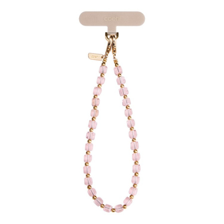 Подвеска на телефон из бисера Uniq COEHL Candy Gem Charm Handstrap , Candy Pink
