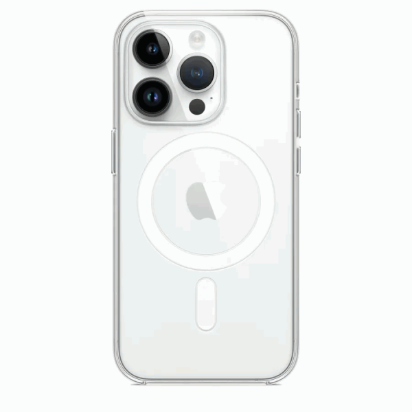 Оригинальный чехол Apple Clear Case MagSafe iPhone 14 Pro (MPU63)