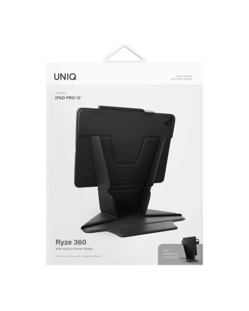 Чехол Uniq Ryze 360 Light Black для iPad Pro 13 (2024), черный