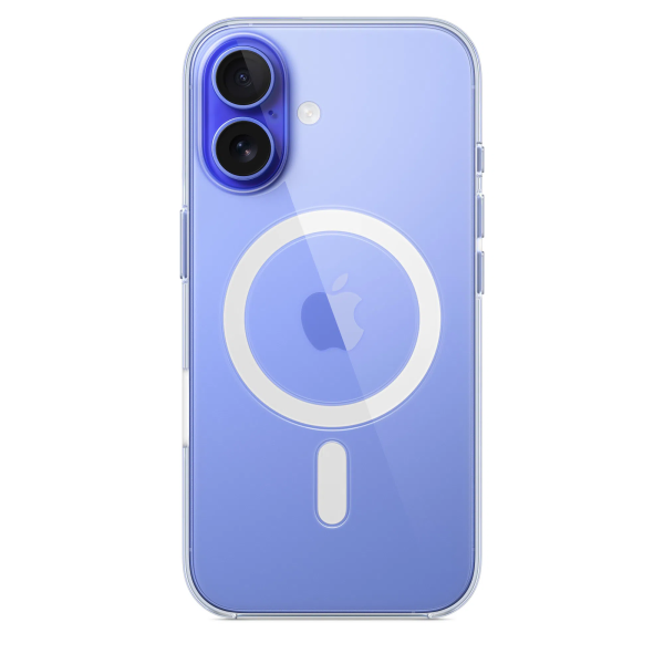 Чехол Clear Case with MagSafe для iPhone 16, Transparent