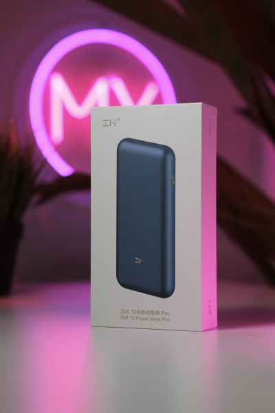 Внешний аккумулятор (Power Bank) ZMI QB823, 20000мAч, 65W, темно-синий [qb823 dark blue]