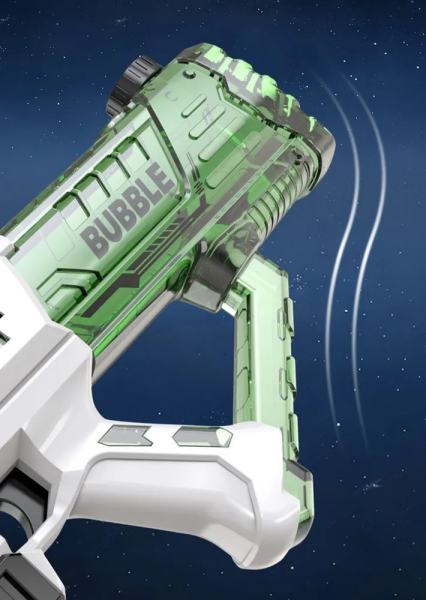 Генератор мыльных пузырей Space Bubble Gun, Зелёный