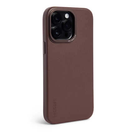 Защитный чехол Decoded Leather BackCover MagSafe для iPhone 14 Pro, brown