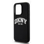 Чехол DKNY Liquid Silicone Arch Logo Hard Black/White (MagSafe) для iPhone 15 Pro