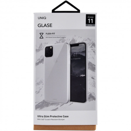 Чехол Uniq Glase для iPhone 11 Pro, цвет Прозрачный (IP5.8HYB(2019)-GLSNUD)