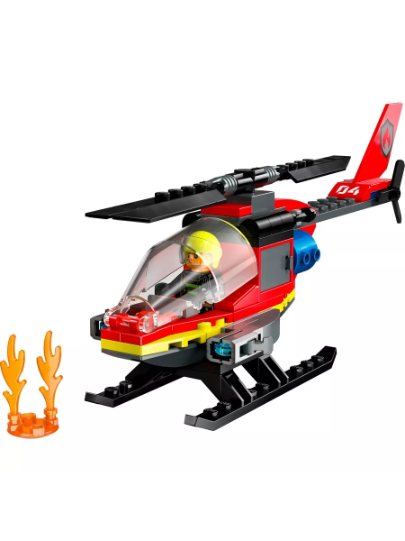 Конструктор LEGO City - Пожарный вертолет (60411)