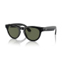 Умные очки Ray-Ban Smart Glasses Headliner Shiny Black /Polar G15 Green, RW4009, размер М