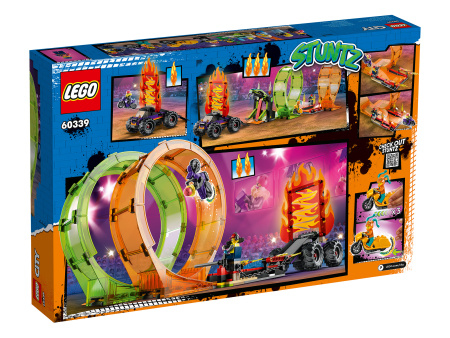 Конструктор LEGO City - Трюковая арена «Двойная петля» (60339)