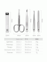 Маникюрный набор Xiaomi Huo Hou Stainless Steel Nail Clipper Set - 5 предметов (HU0061)