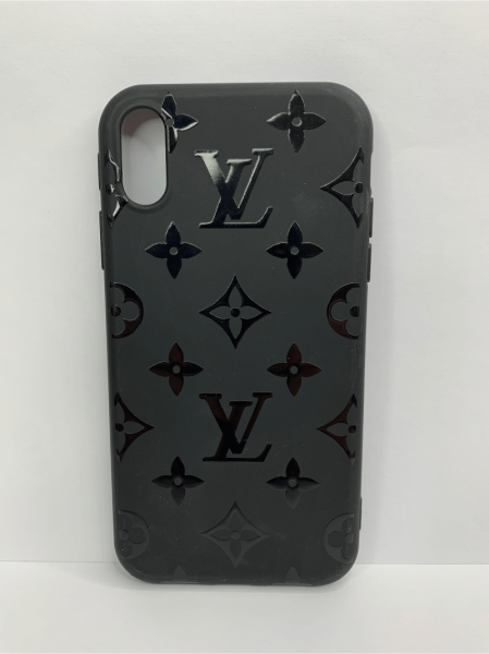 Чехол силиконовый для iPhone XR supreme LV, цвет Черный