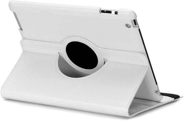 Чехол кожанный Ainy BB-A301B для Apple iPad Mini 1/2/3, цвет Белый (BB-A301B)