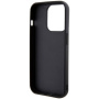Чехол Guess PU Quilted with Script metal logo Hard для iPhone 15 Pro Max, цвет Черный