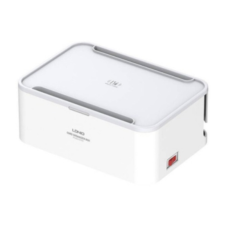 Сетевой фильтр в боксе LDNIO SN5310 Management Power Strip Box - 5 розеток, 2500W, 3 USB-A, 2м, версия EU (white)