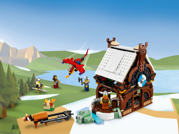 Конструктор LEGO Creator - Корабль викингов и Мидгардский змей (31132)