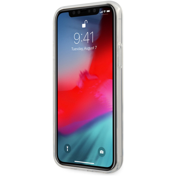 Чехол CG Mobile Guess PC/TPU TIE & DYE Hard для iPhone 12 Pro Max, цвет Голубой (GUHCP12LPCUMCGC02)