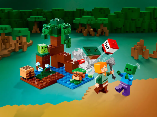 Конструктор LEGO Minecraft - Болотное приключение (21240)